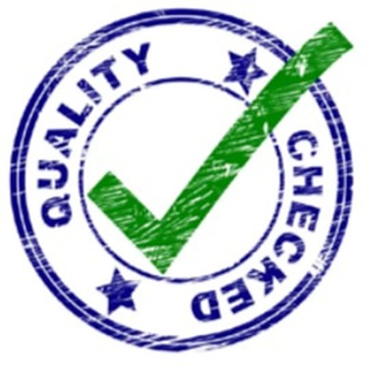 Quality checked stamp